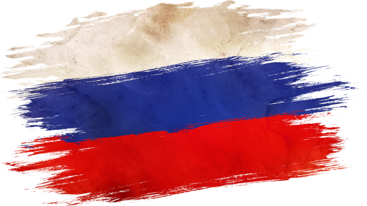 Vector Vintage Russian Flag.